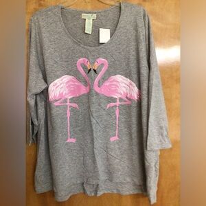 Women’s plus 3/4 Sleeve Tee.